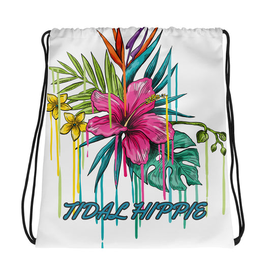 Tidal Hippie Drawstring bag