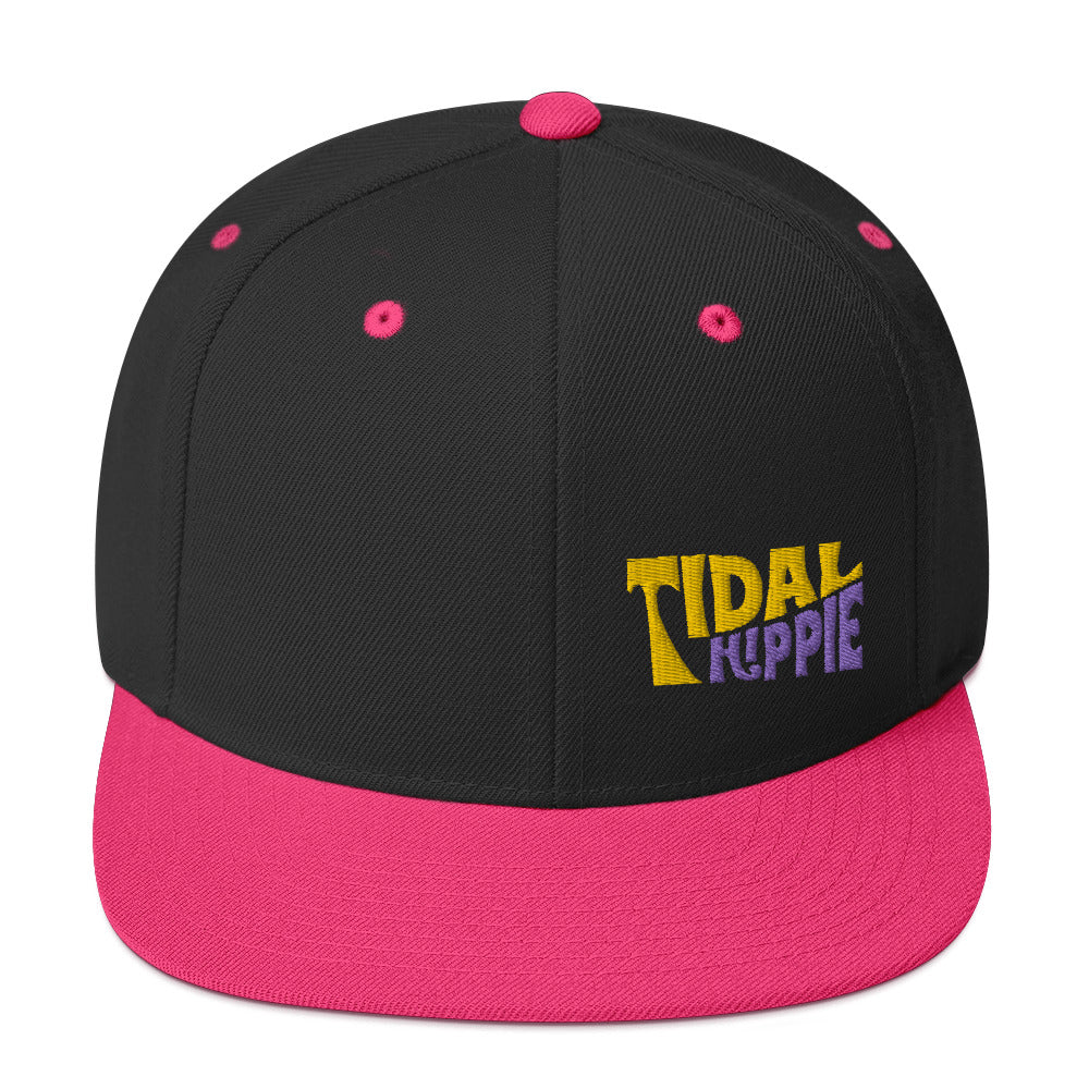 Tidal Hippie logo Snapback Hat