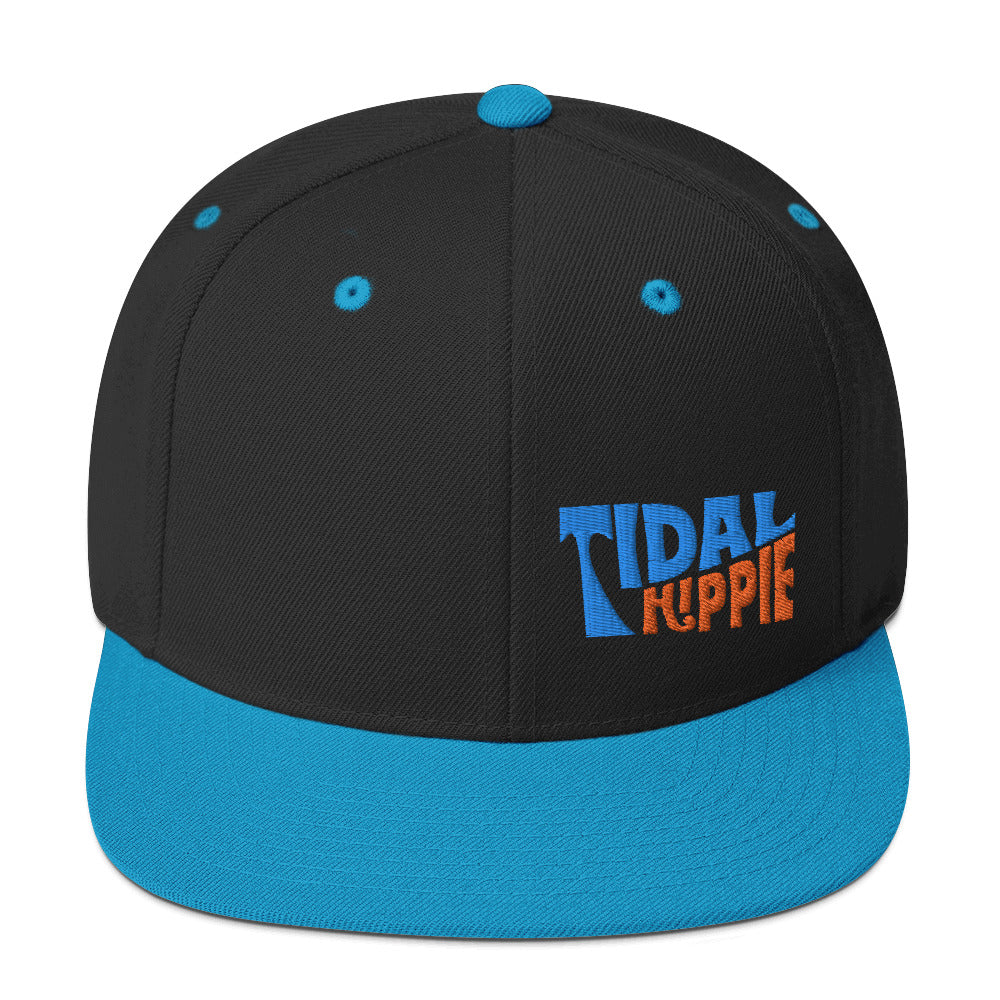 Tidal Hippie logo Snapback Hat