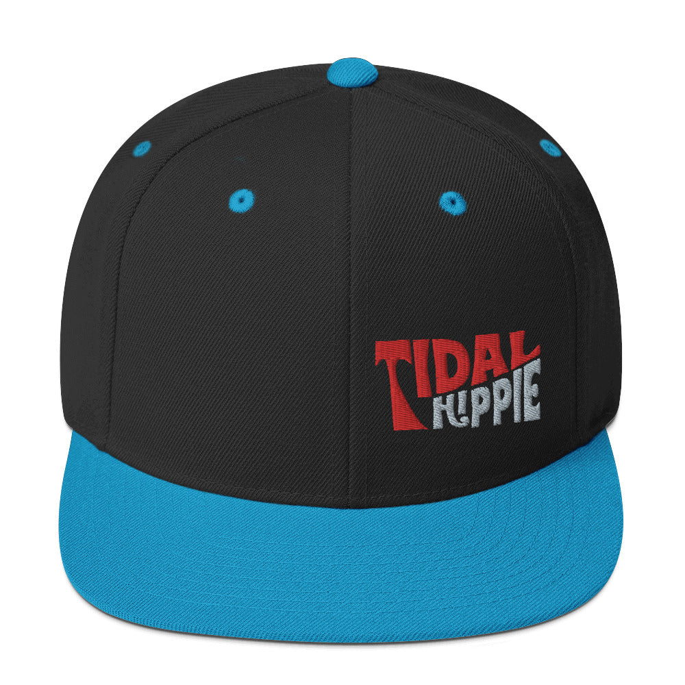 Tidal Hippie logo Snapback Hat