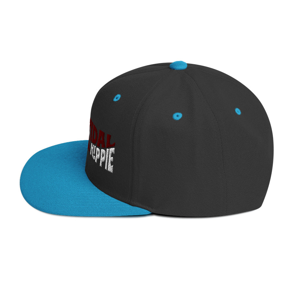 Tidal Hippie logo Snapback Hat