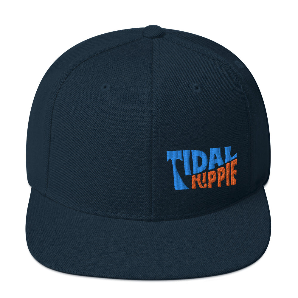 Tidal Hippie logo Snapback Hat