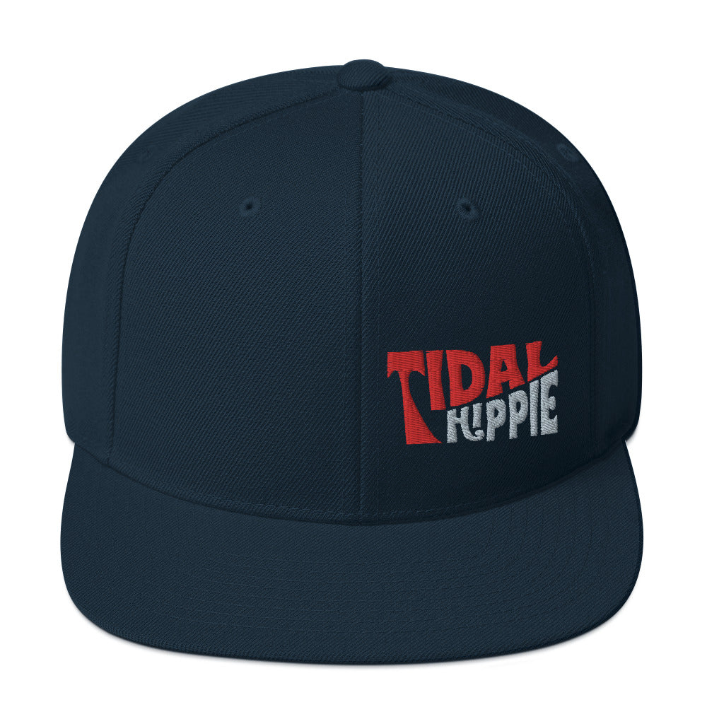 Tidal Hippie logo Snapback Hat