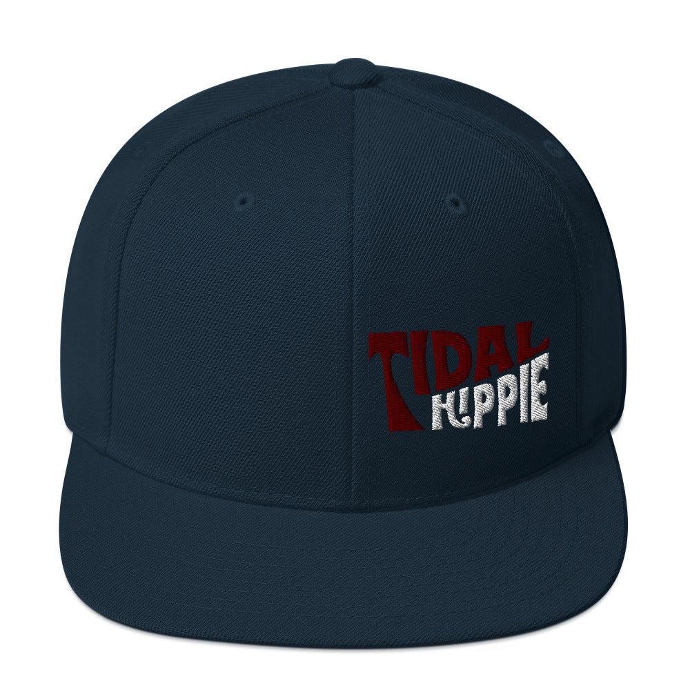 Tidal Hippie logo Snapback Hat