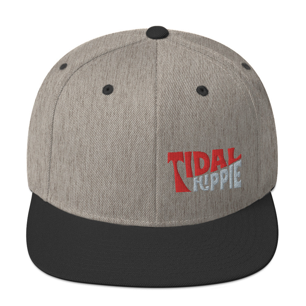 Tidal Hippie logo Snapback Hat