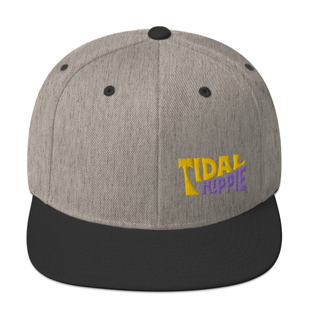 Tidal Hippie logo Snapback Hat