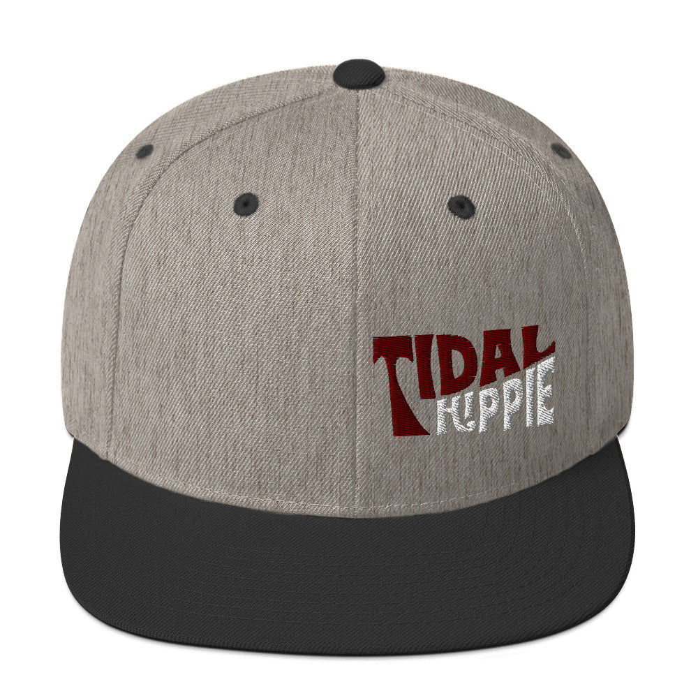 Tidal Hippie logo Snapback Hat