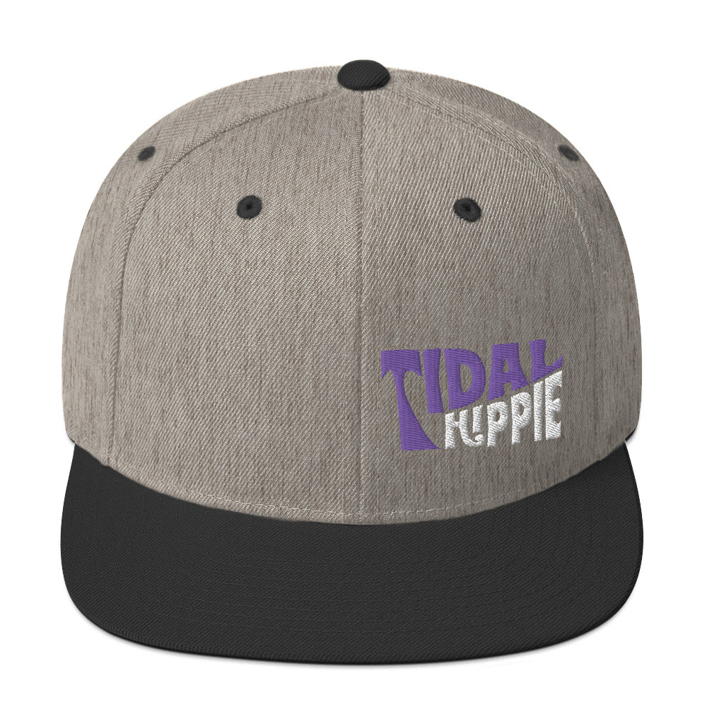 Tidal Hippie logo Snapback Hat