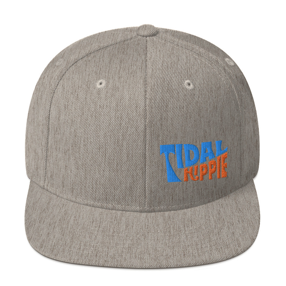 Tidal Hippie logo Snapback Hat