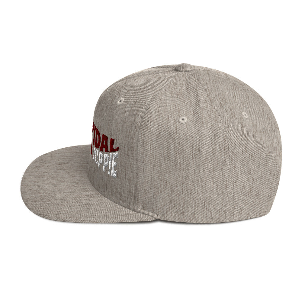 Tidal Hippie logo Snapback Hat