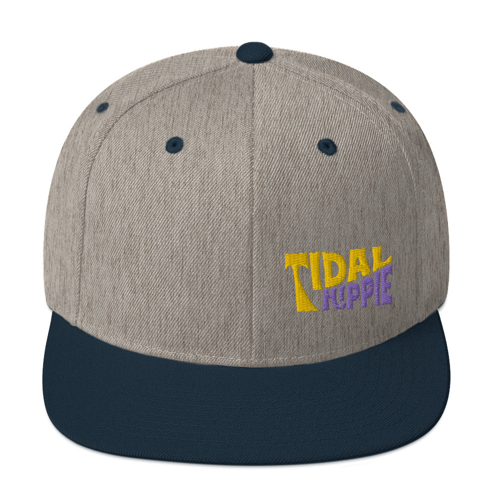 Tidal Hippie logo Snapback Hat