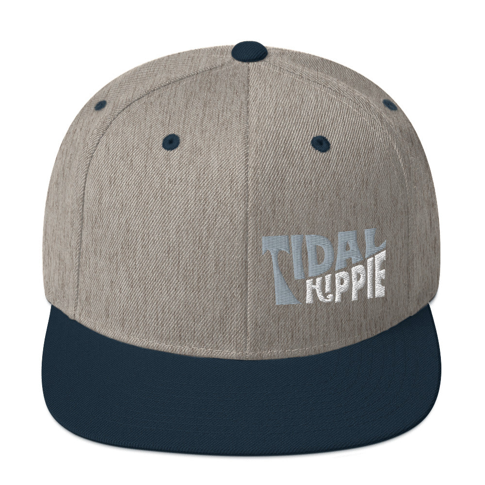 Tidal Hippie logo Snapback Hat