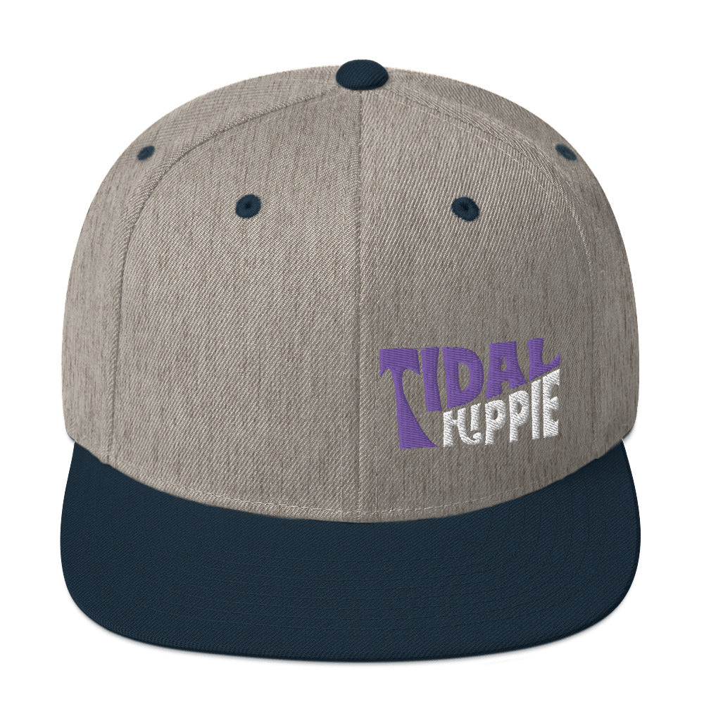 Tidal Hippie logo Snapback Hat