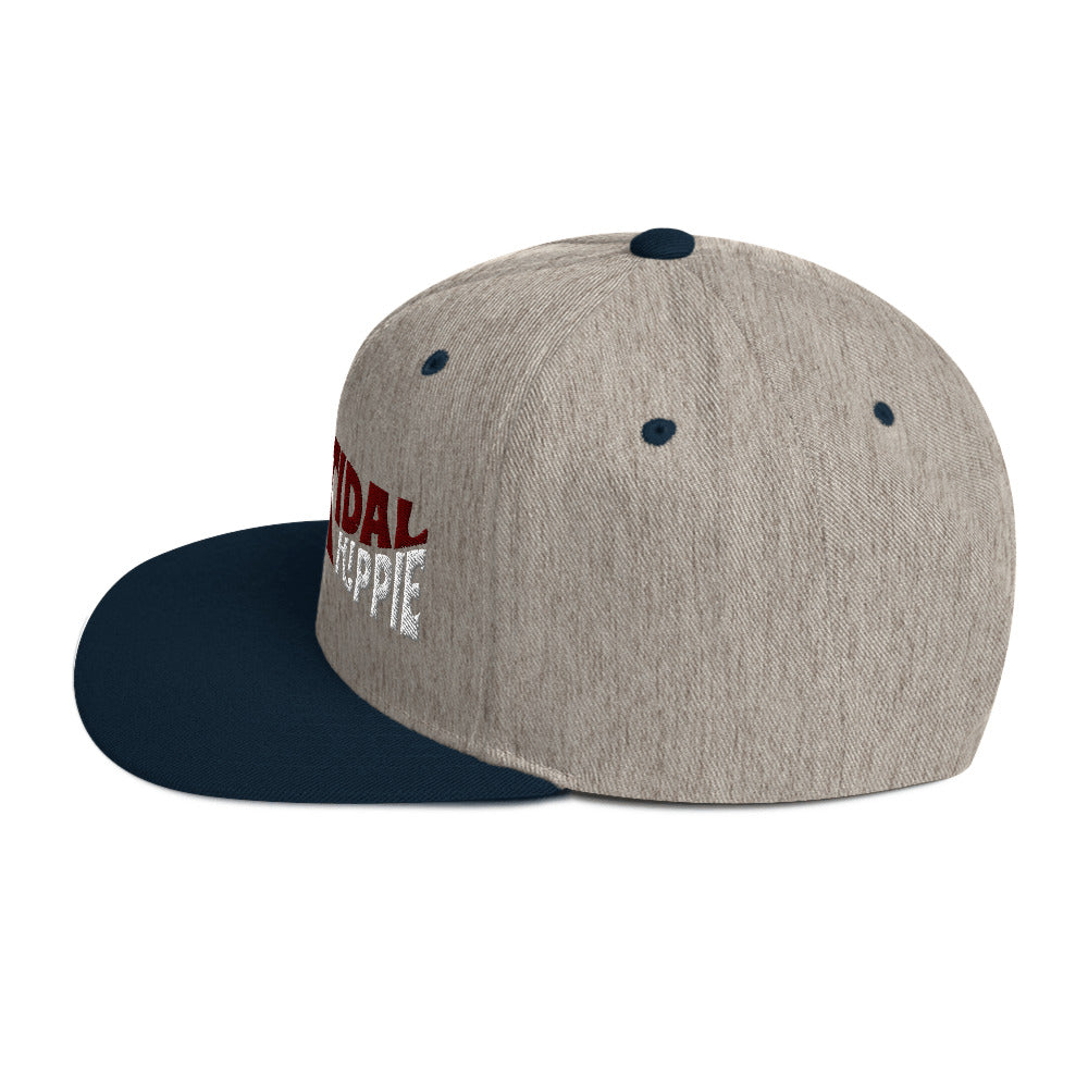 Tidal Hippie logo Snapback Hat