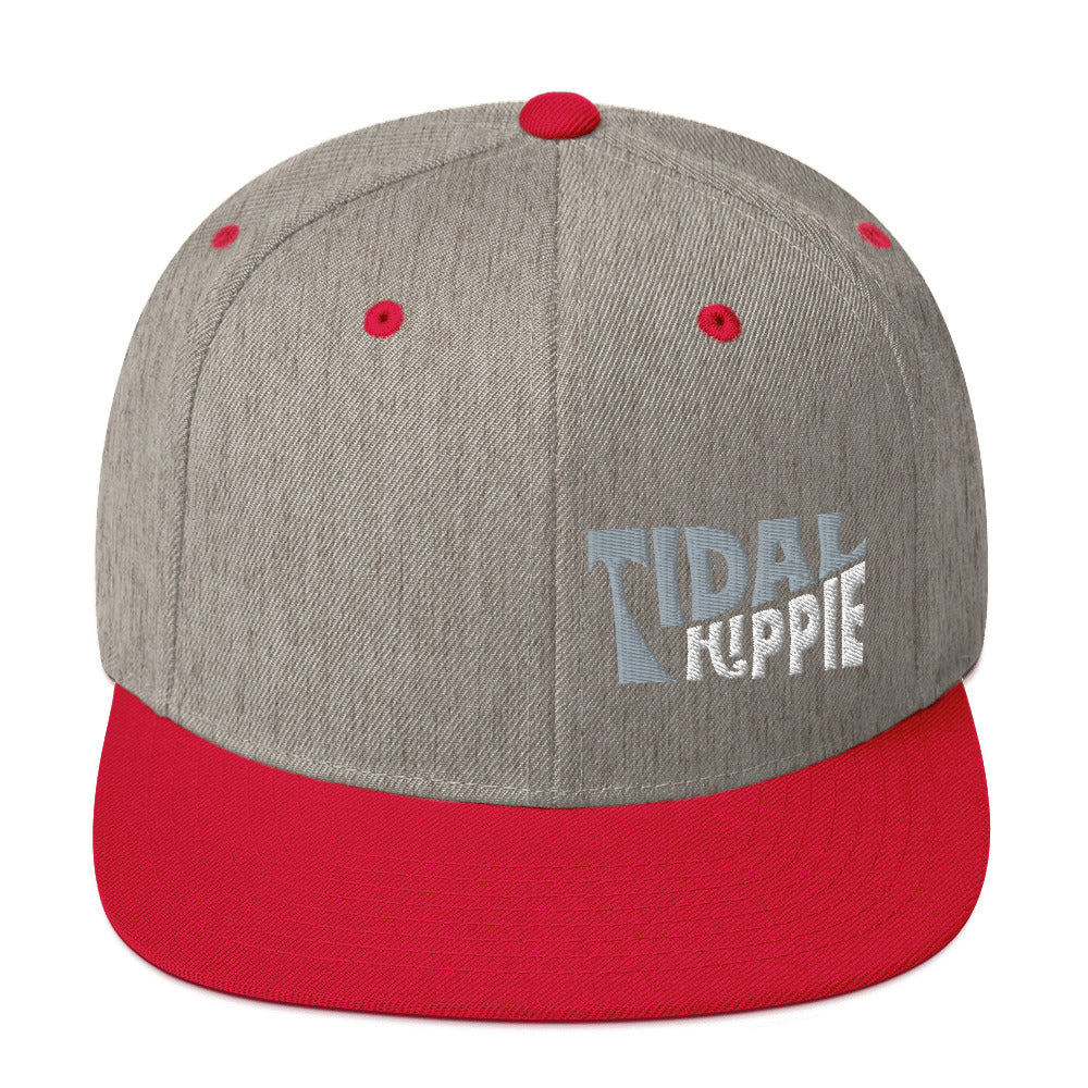 Tidal Hippie logo Snapback Hat