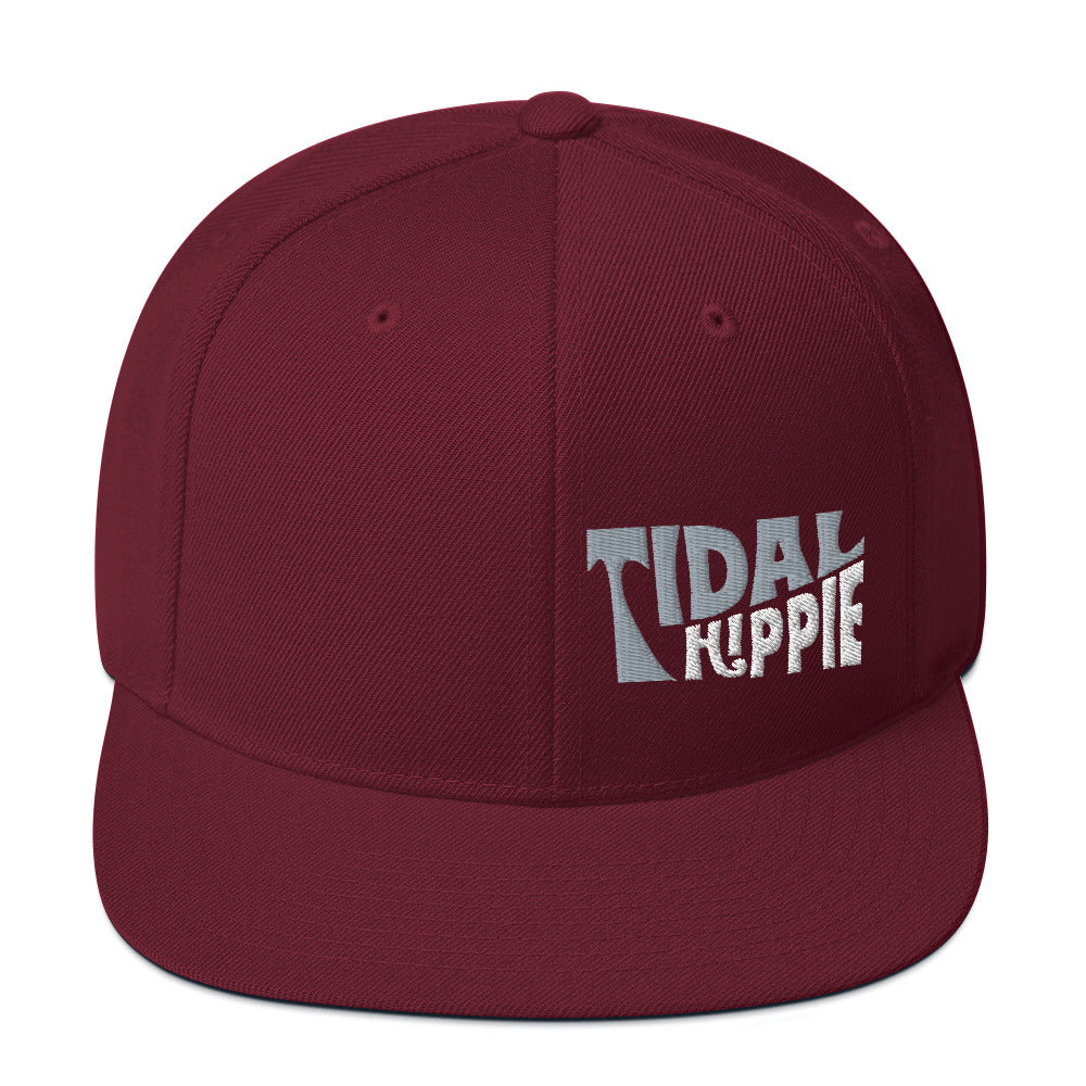 Tidal Hippie logo Snapback Hat