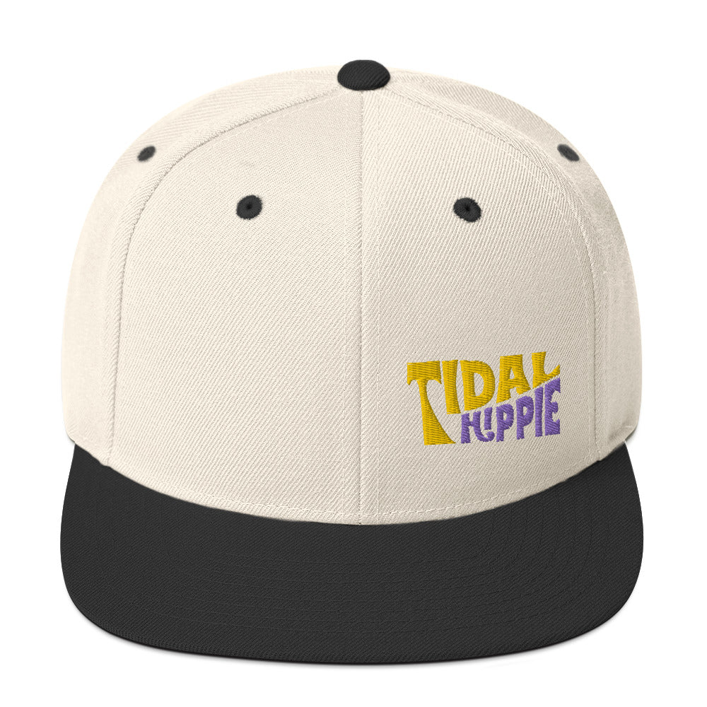 Tidal Hippie logo Snapback Hat