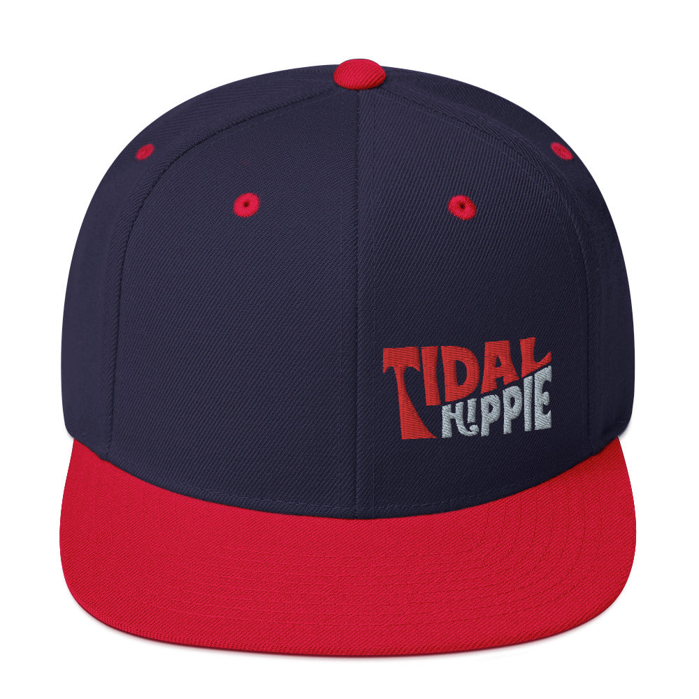 Tidal Hippie logo Snapback Hat