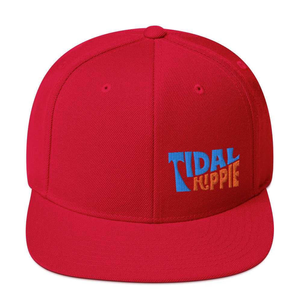 Tidal Hippie logo Snapback Hat