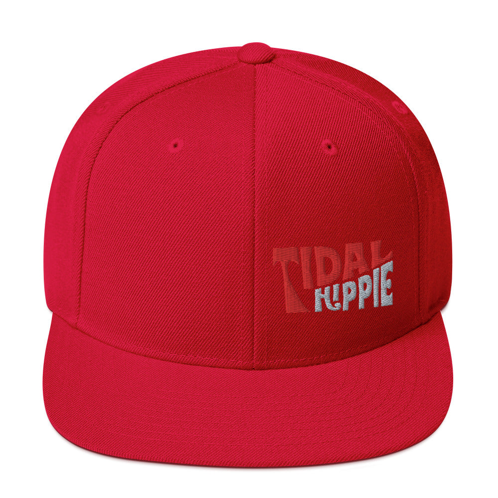 Tidal Hippie logo Snapback Hat