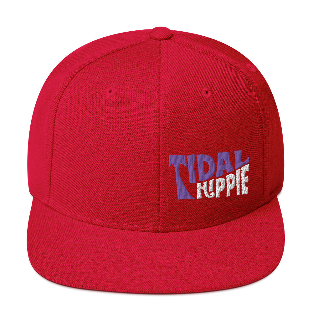 Tidal Hippie logo Snapback Hat