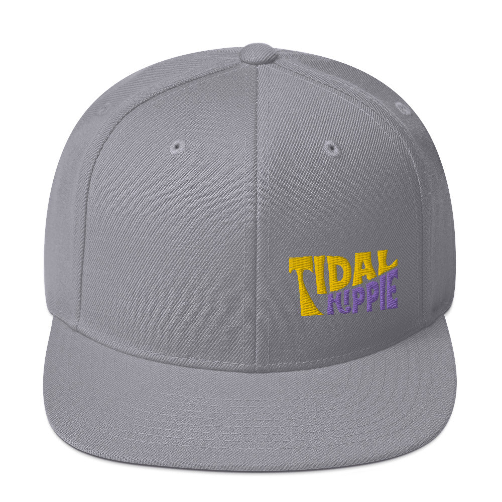 Tidal Hippie logo Snapback Hat