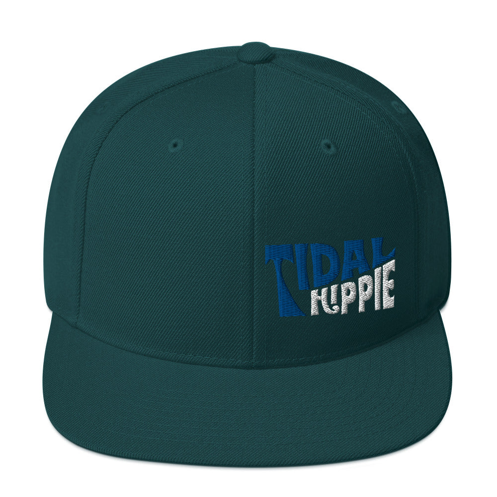 Tidal Hippie logo Snapback Hat