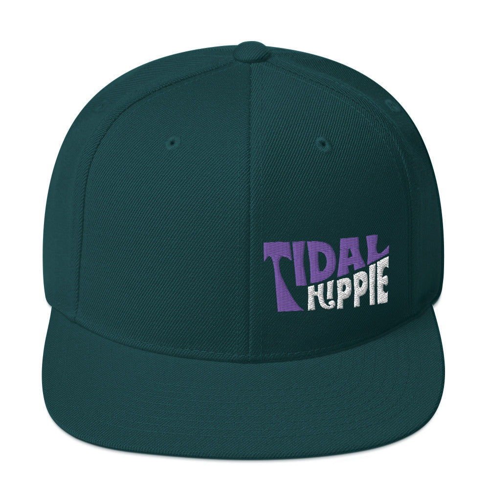 Tidal Hippie logo Snapback Hat