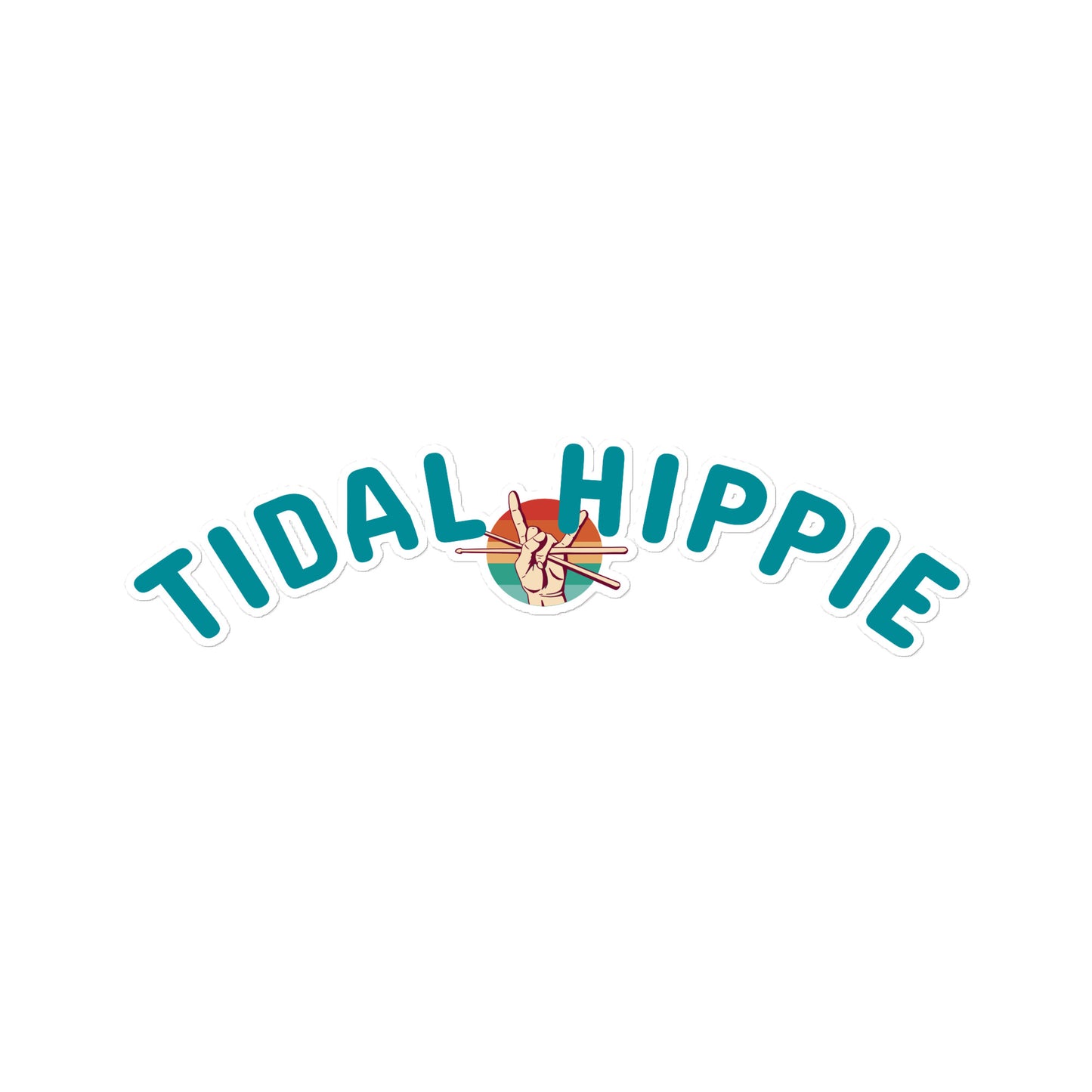 Tidal Hippie "Rockin" stickers