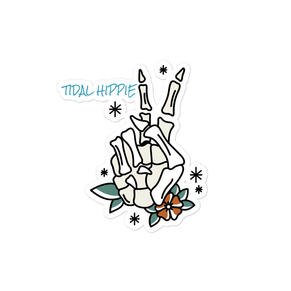 Tidal Hippie "Peace Out" stickers