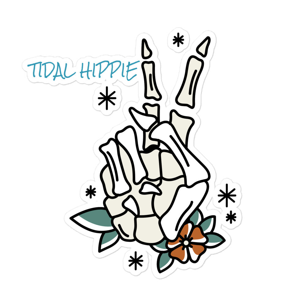 Tidal Hippie "Peace Out" stickers