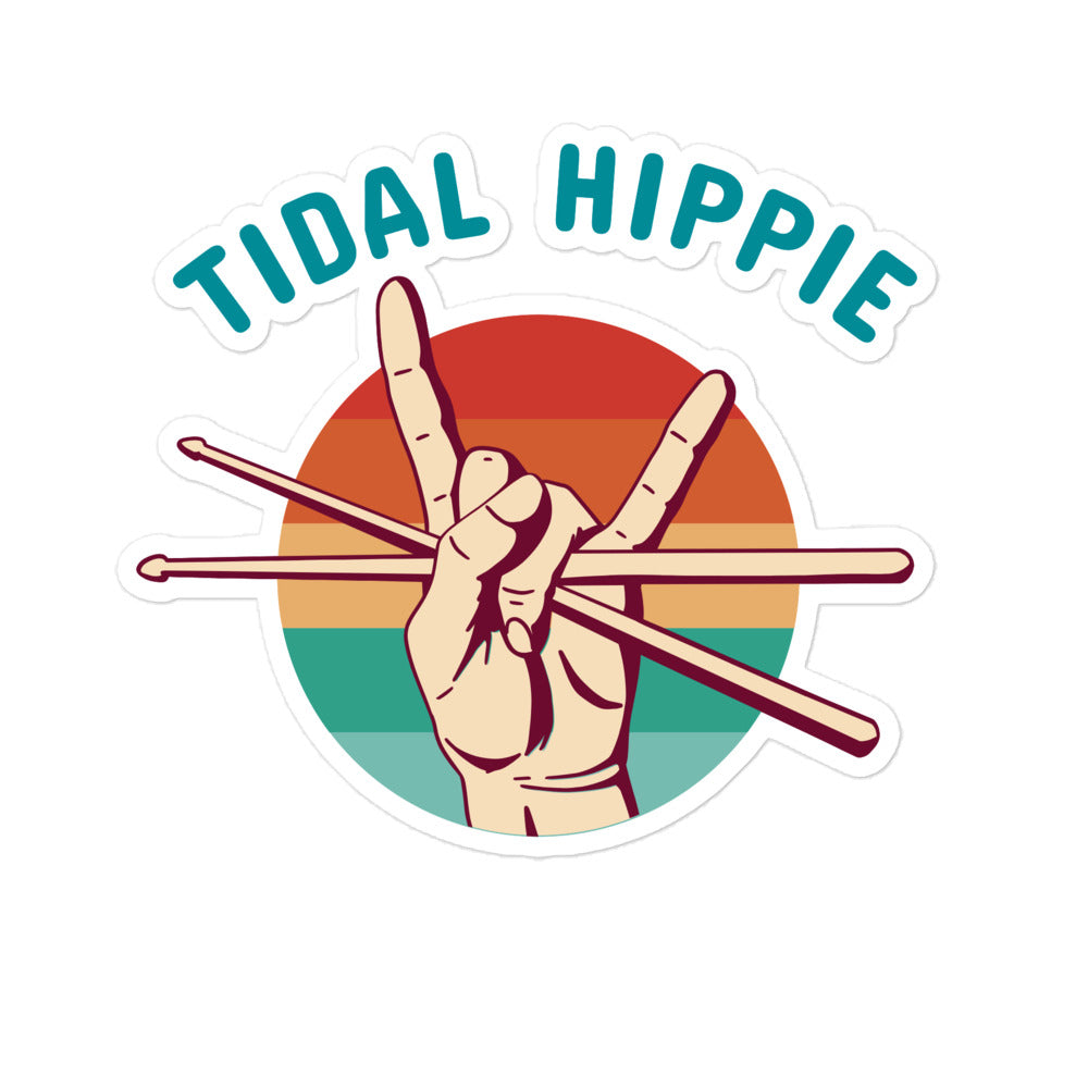 Tidal Hippie "Rockin" stickers