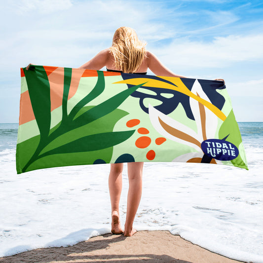 Tidal Hippie logo Towel