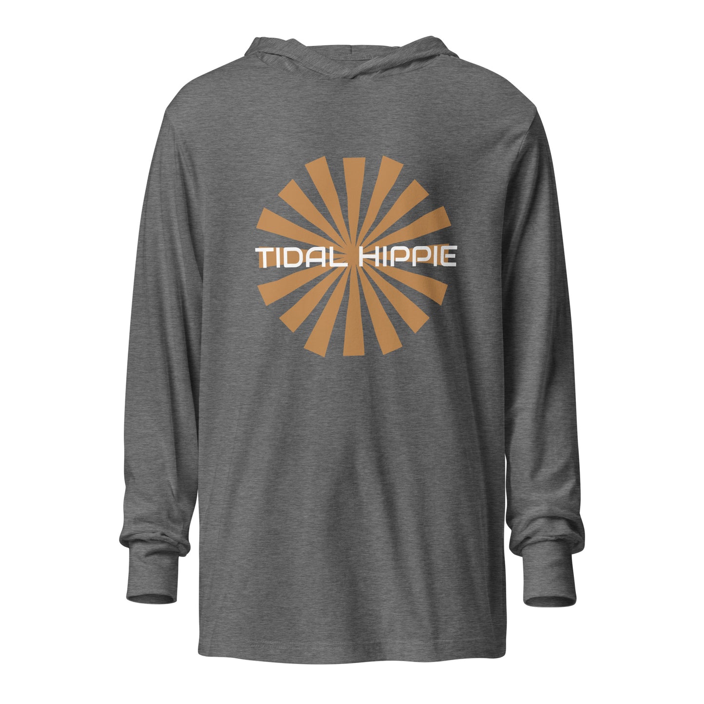 Tidal Hippie Hooded long-sleeve tee