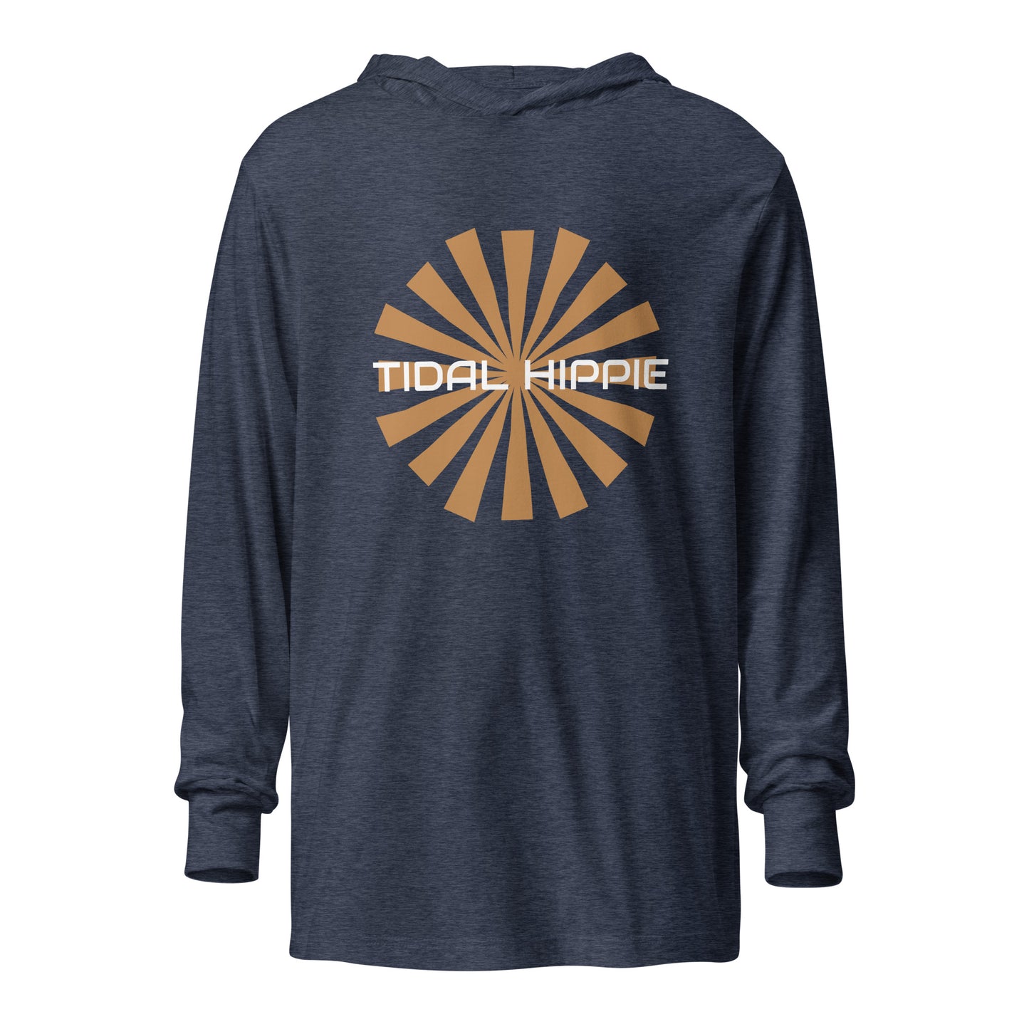 Tidal Hippie Hooded long-sleeve tee