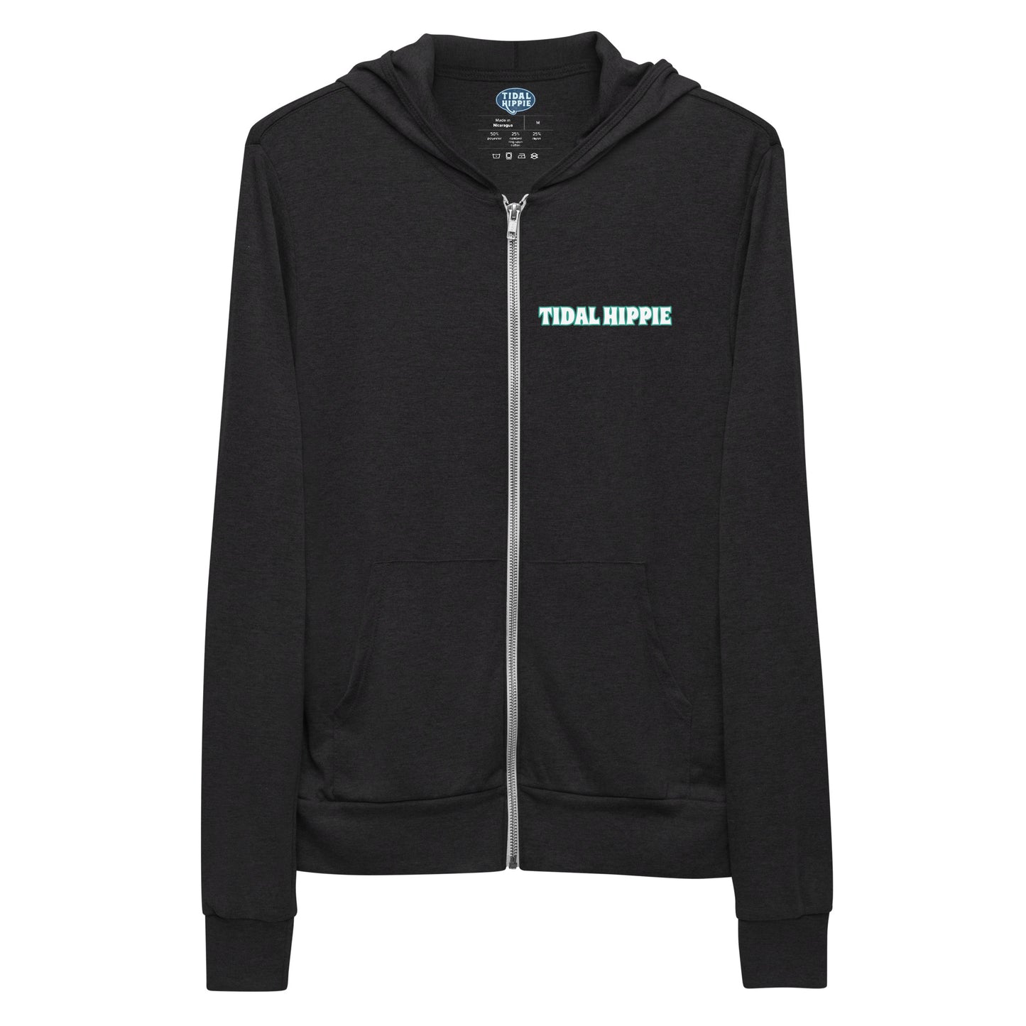 Tidal Hippie "The Wave" zip hoodie