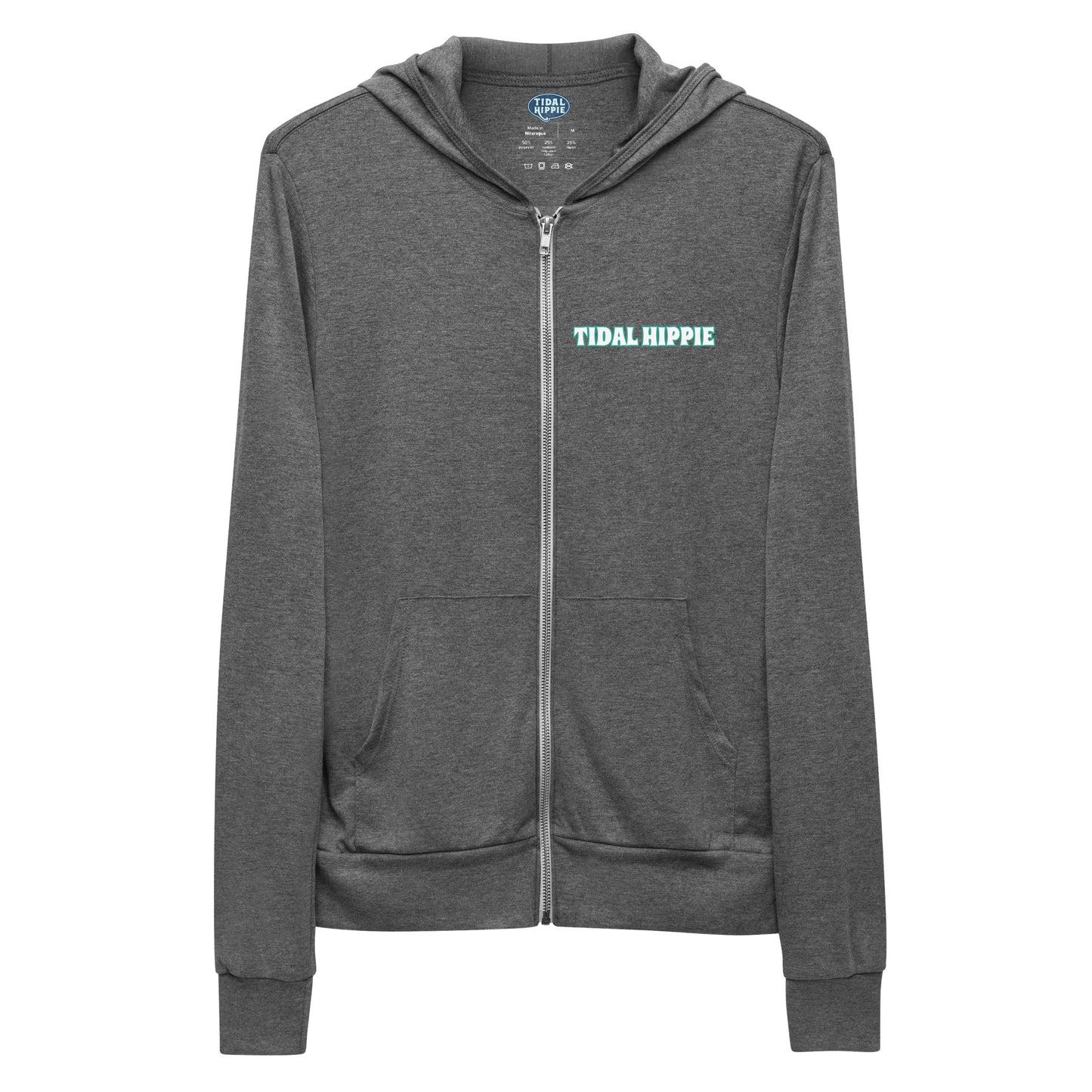 Tidal Hippie "The Wave" zip hoodie