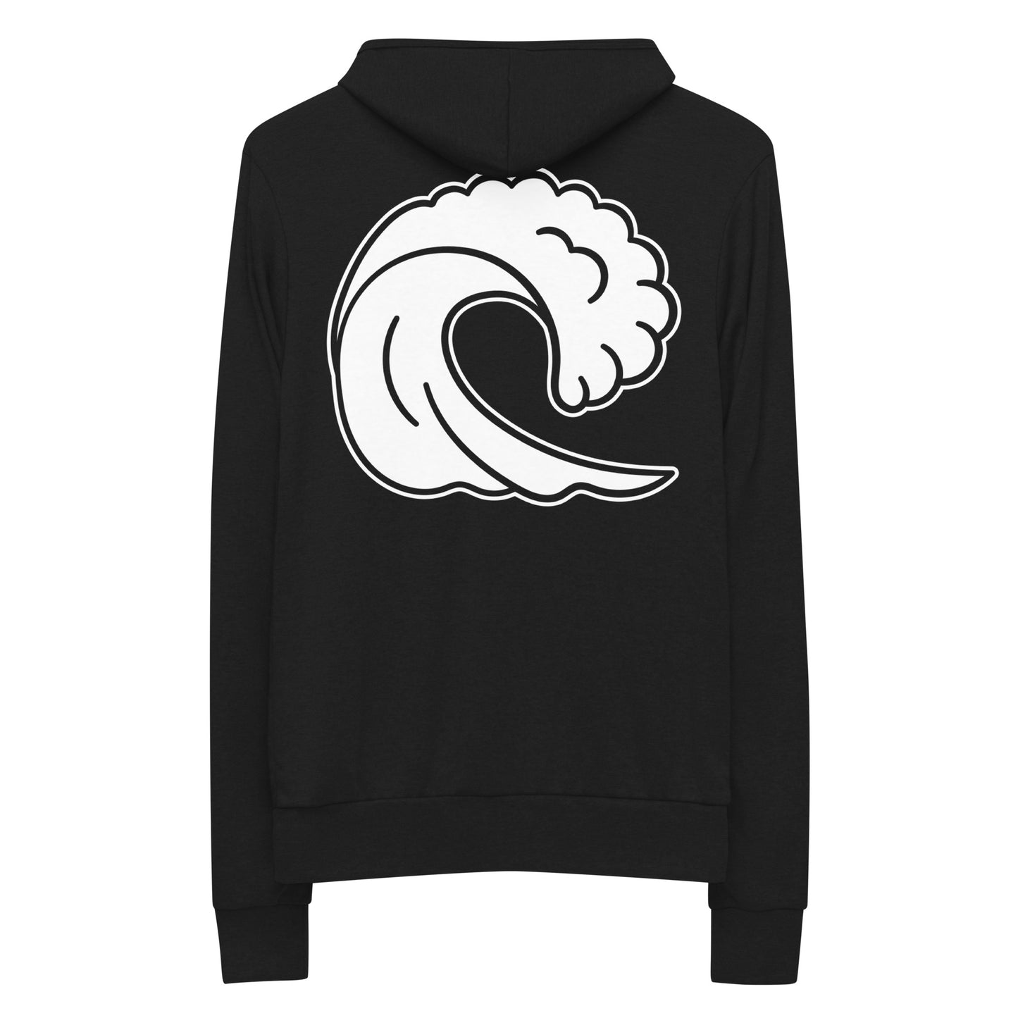 Tidal Hippie "The Wave" zip hoodie