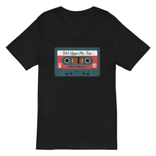 Tidal Hippie "Mix Tape" Short Sleeve V-Neck T-Shirt