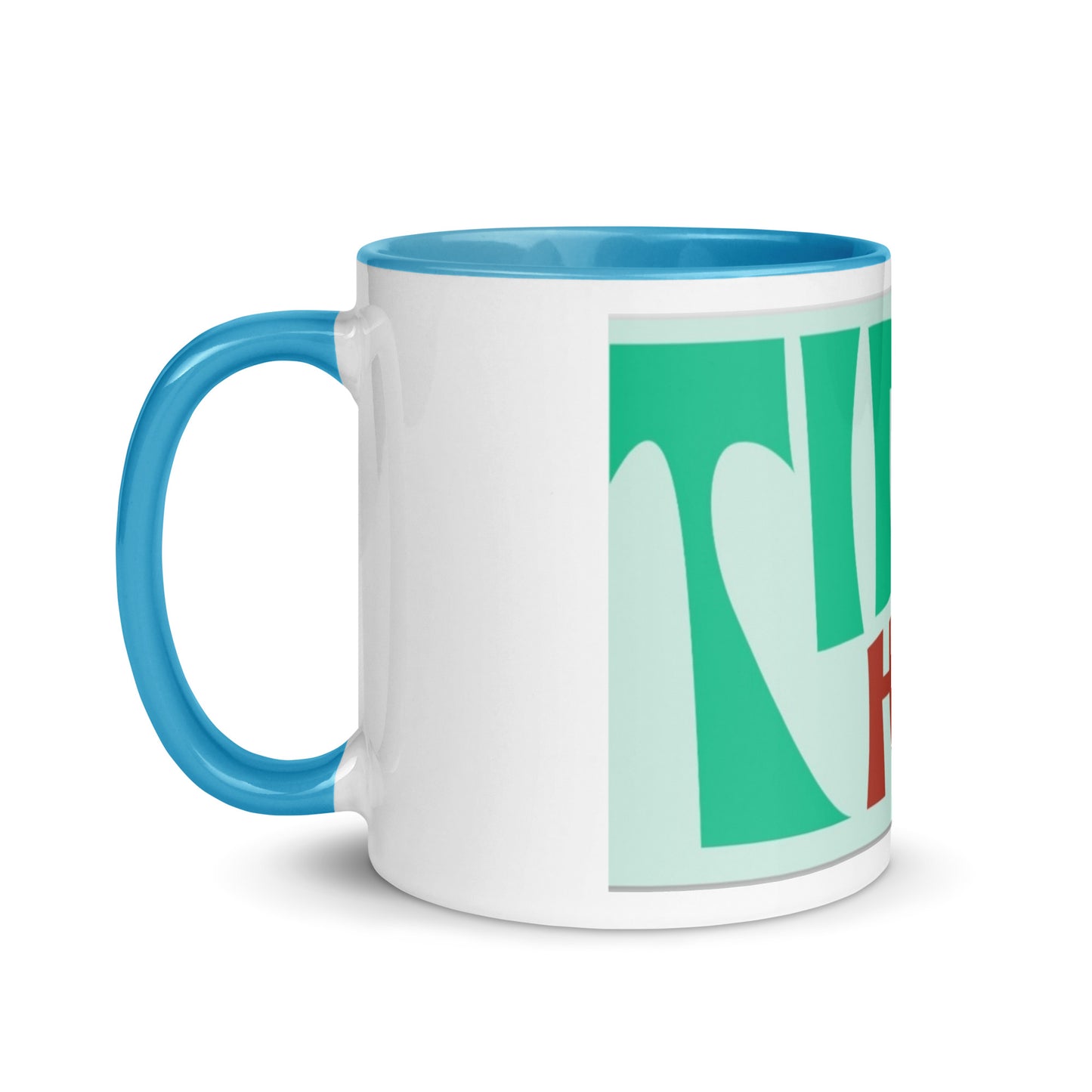 Tidal Hippie logo Mug with Color Inside