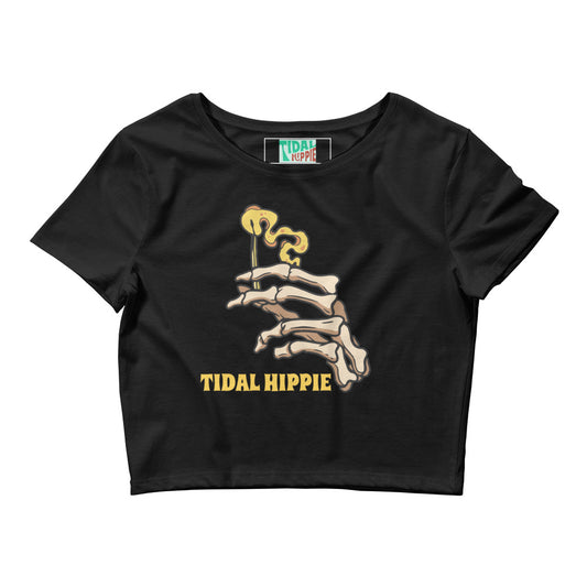 Tidal Hippie "Light My Fire" Women’s Crop Tee