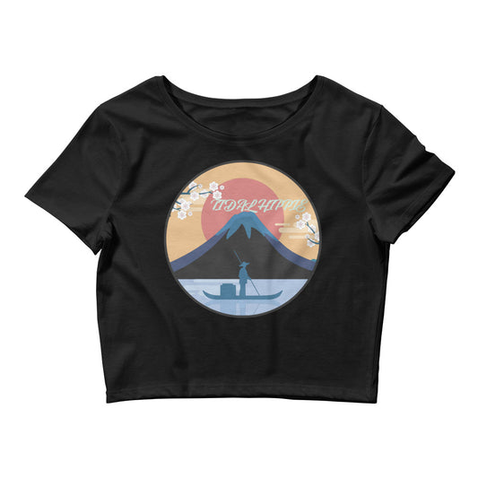 Tidal Hippie "Down By The River" Women’s Crop Tee