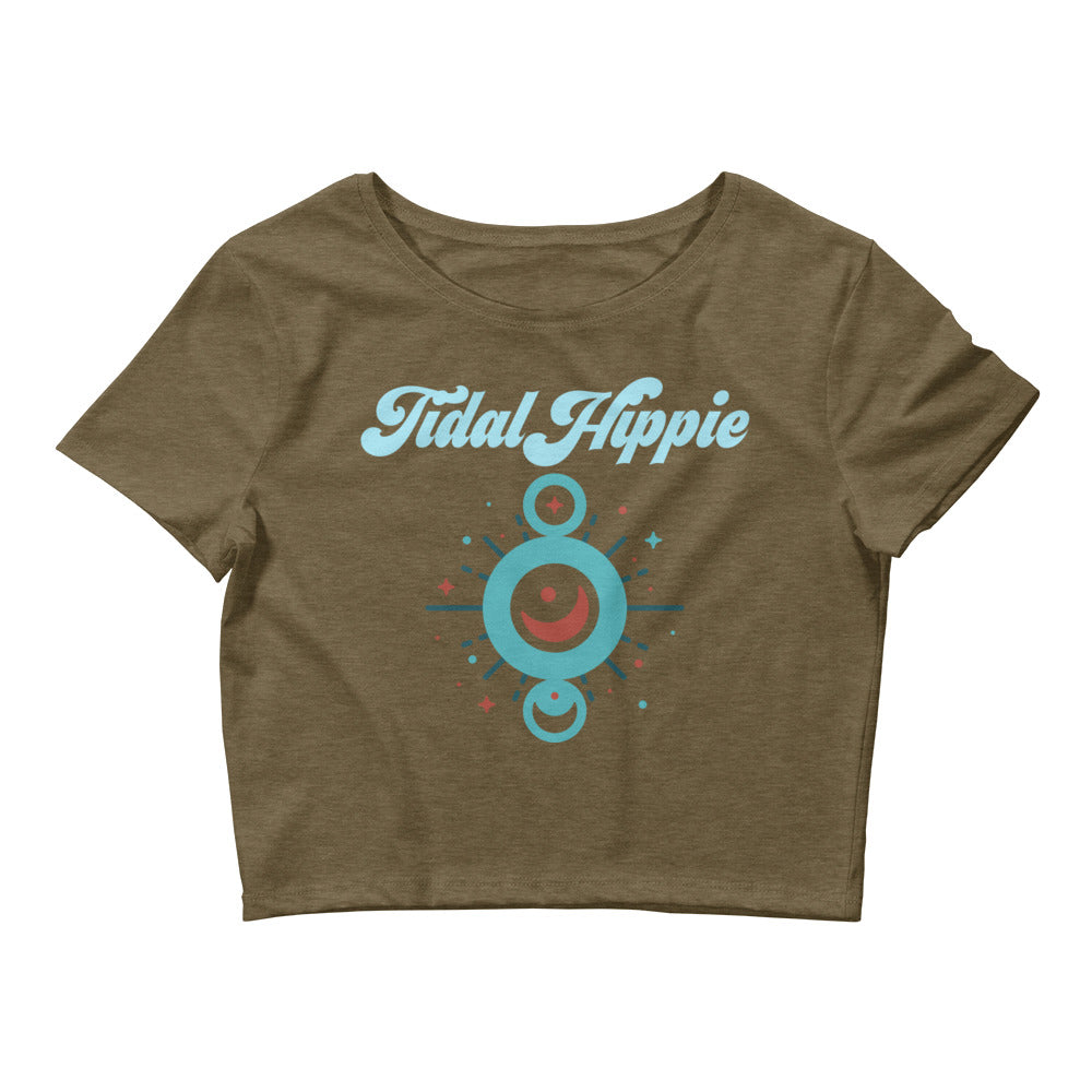 Tidal Hippie "Space" Women’s Crop Tee