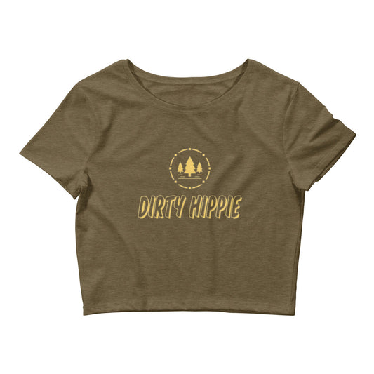 Tidal Hippie "Dirty Hippie Trees" Women’s Crop Tee