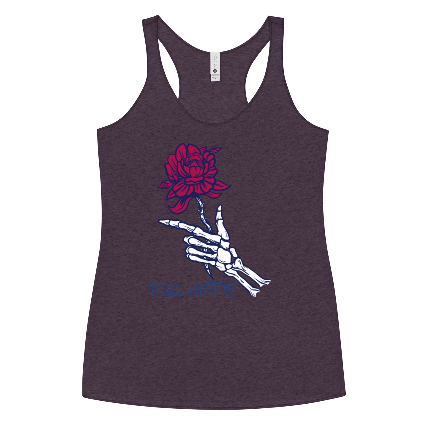 Tidal Hippie "Run for the Roses" Women's Racerback Tank