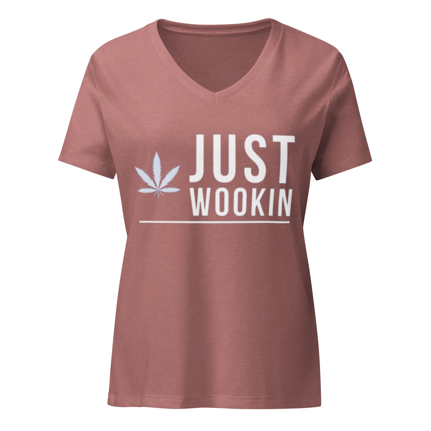 Tidal Hippie "Just Wookin" Women’s relaxed v-neck t-shirt