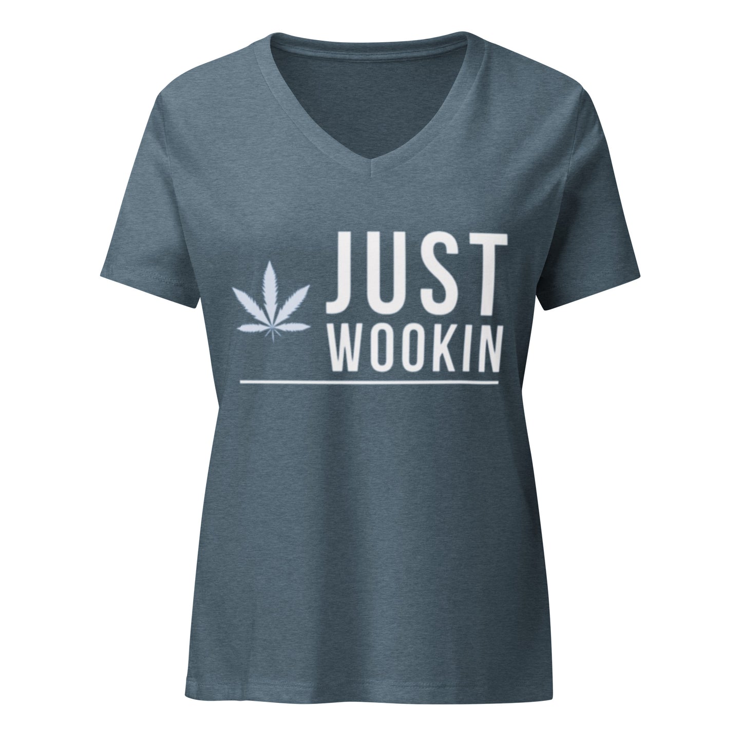 Tidal Hippie "Just Wookin" Women’s relaxed v-neck t-shirt