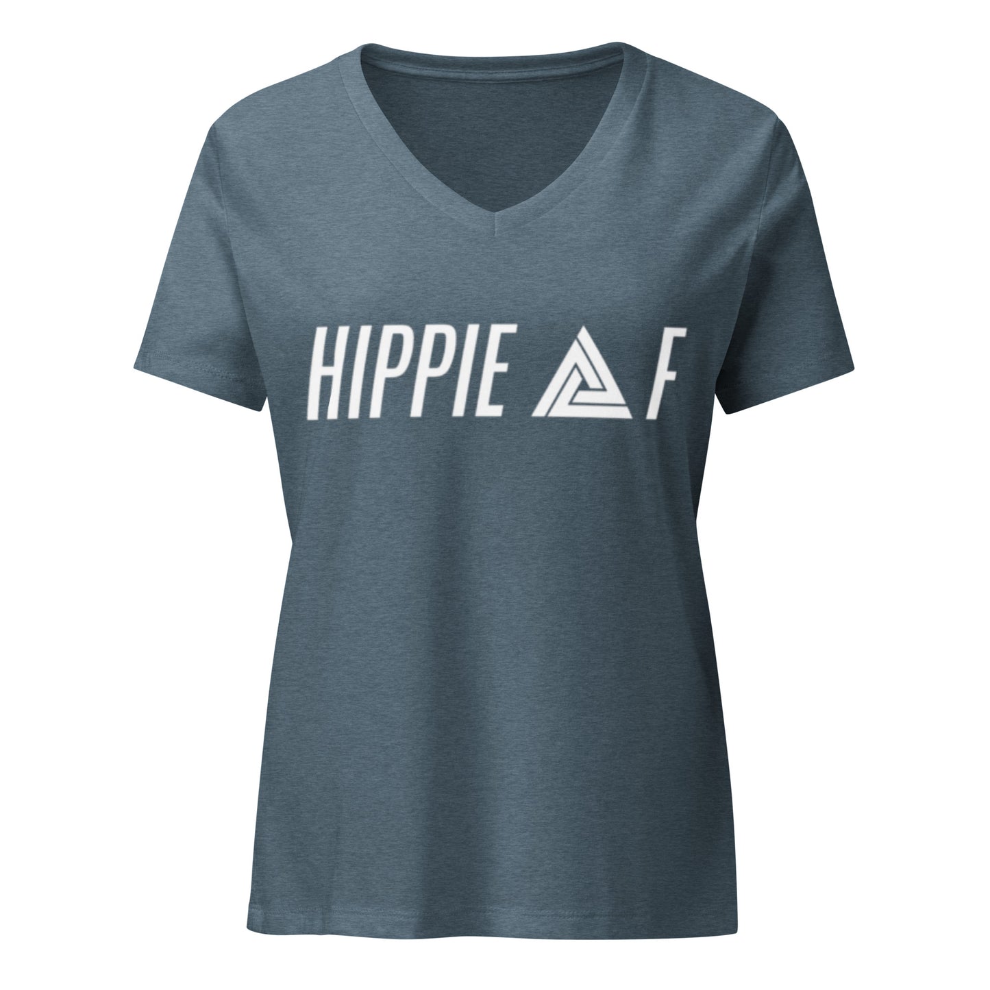 Tidal Hippie "HIPPIEAF" Women’s relaxed v-neck t-shirt