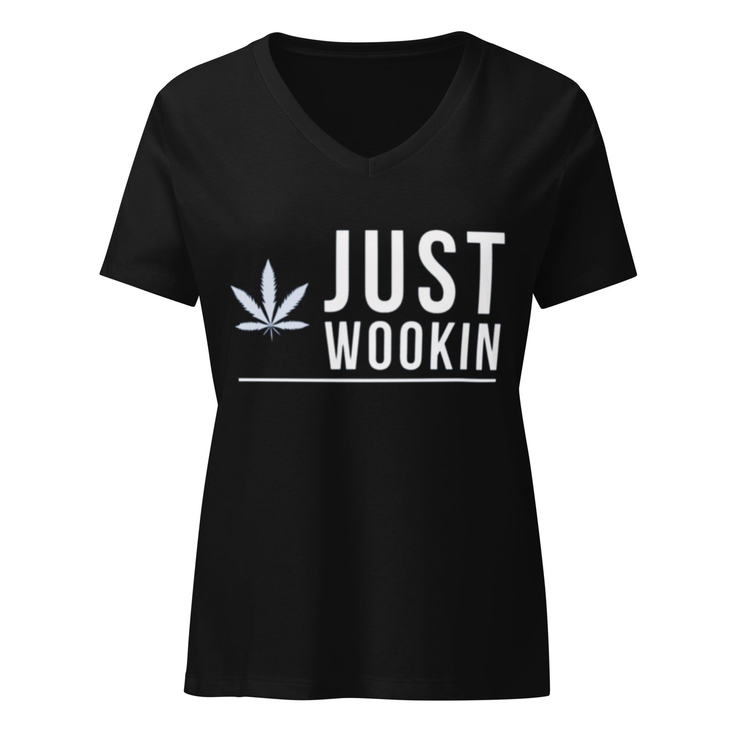 Tidal Hippie "Just Wookin" Women’s relaxed v-neck t-shirt