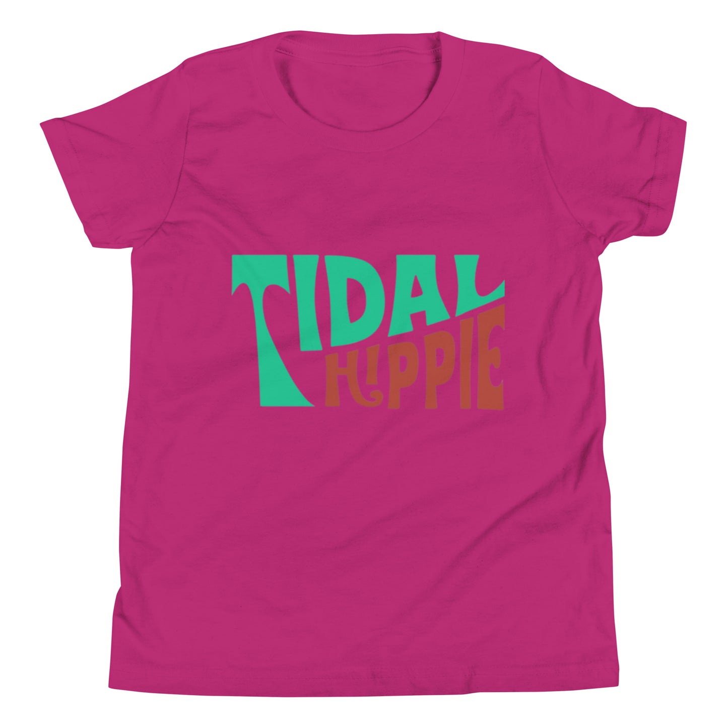 Tidal Hippie logo Youth Short Sleeve T-Shirt